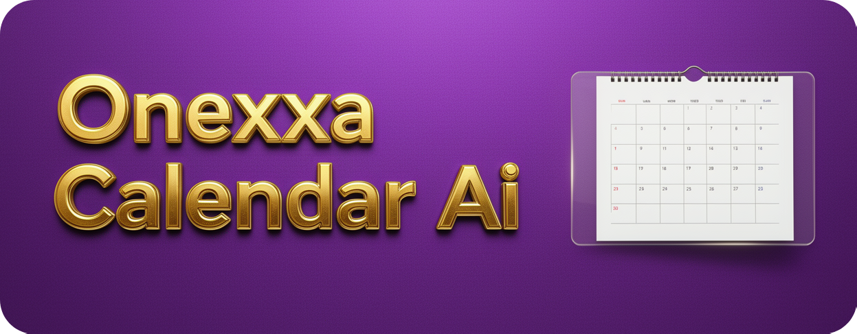 Onexxa Calendar